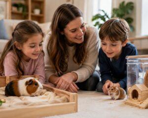 Zu sehen ist das Beitragsbild 1 zum Beitrag mit dem Thema: Meerschweinchen oder Hamster - Was passt besser zu mir und meinen Kindern